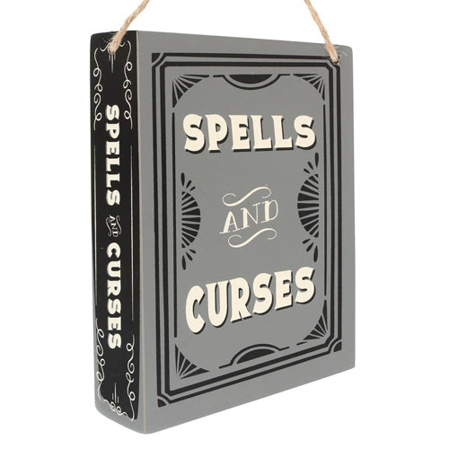Spells and Curses MDF Hanging Sign