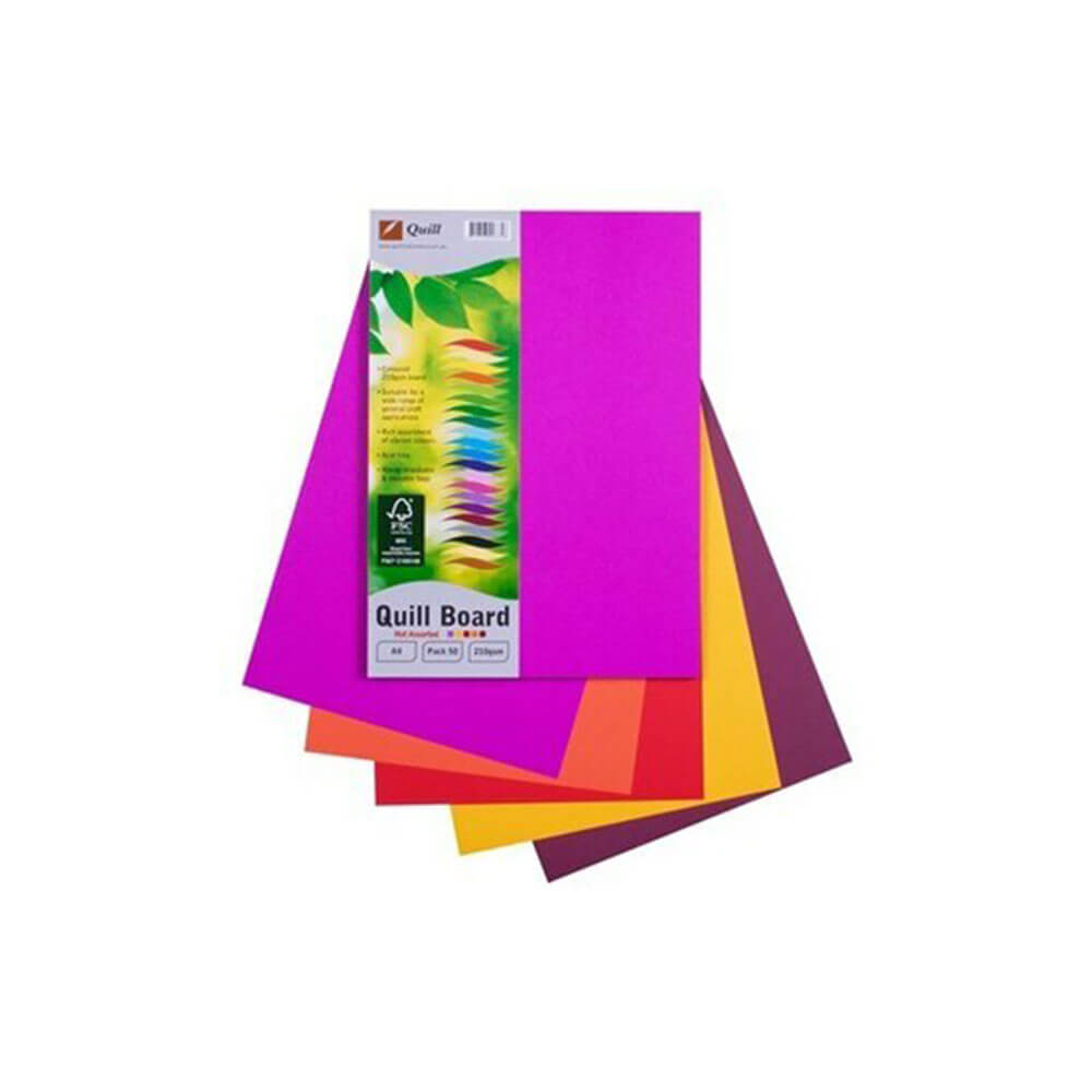 Quill Cardboard A4 (50 pk)