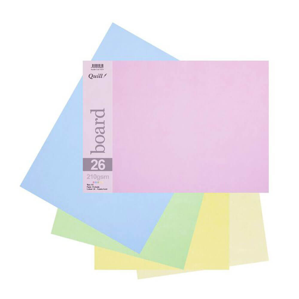 Quill Board A3 assortert 15pk