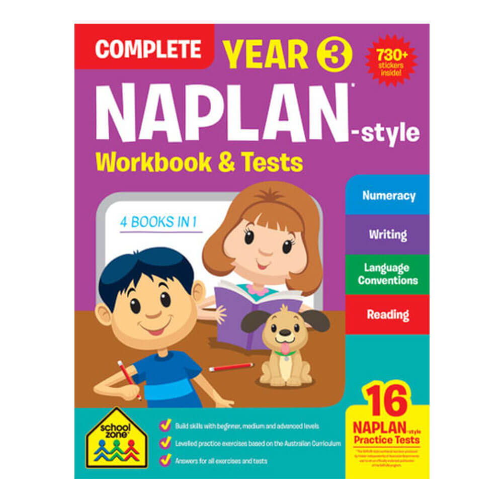 Schoolzone Naplan Year 3 Workbook and Tests