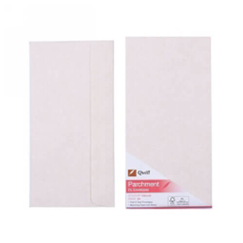 Quill Parchment Envelope DL (25pk)