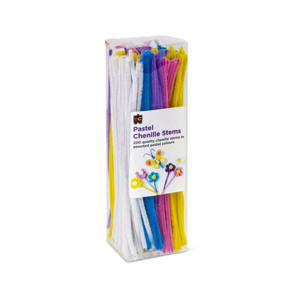 EC Chenille Stems 30cm 200pk