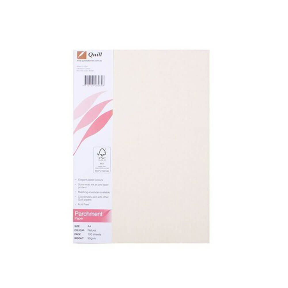 Quill A4 perkamentpapier (100 pk)