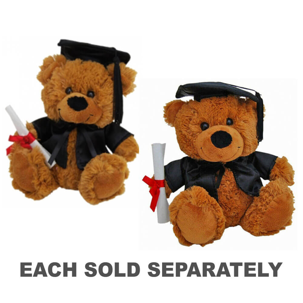 Elka Bear Jelly Graduation Soft Toy (Brown)