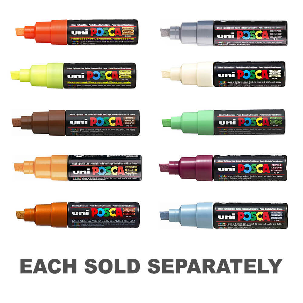 Uni Posca PC-8K Chisel Tip Paint Marker