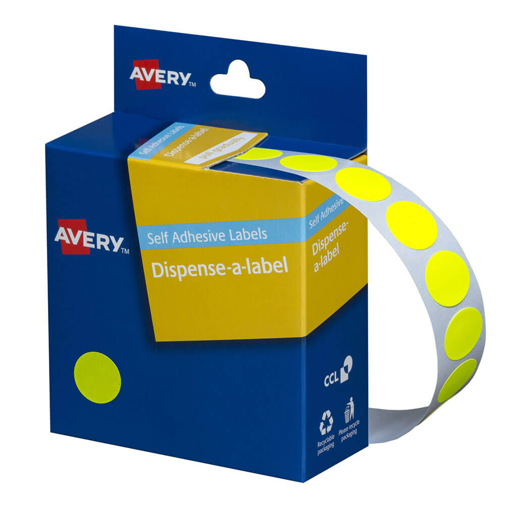 Avery Self-Adhesive Dot Labels 14mm (700pcs)