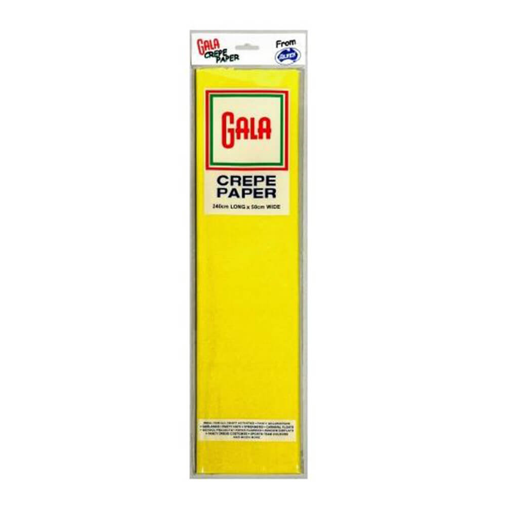 Gala Crepe Paper 12-Pack (240x50 cm)