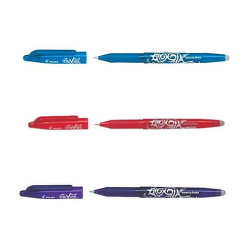 Pilot Frixion Erasable Rollerball Fine Pen 12pcs