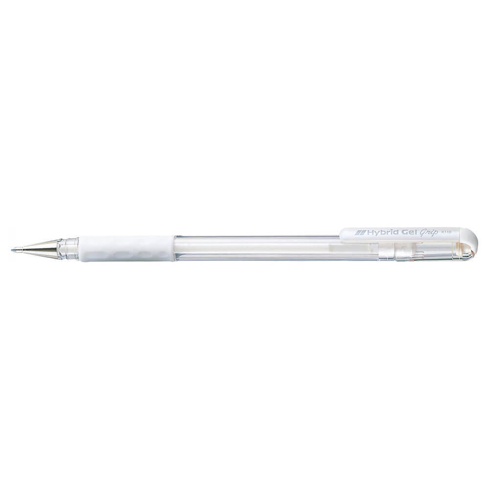 Pentel Hybrid Gel Gel Grip Rollberball Pen (scatola di 12)