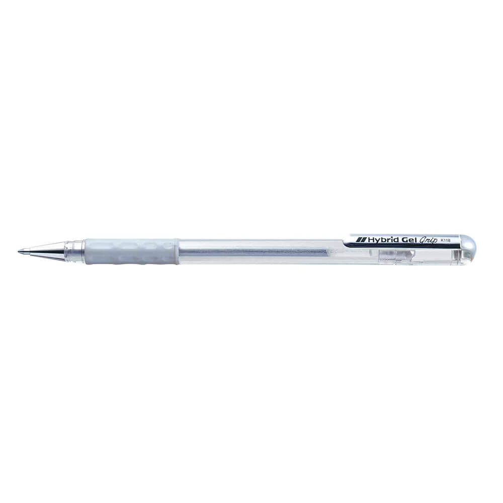 Pentel Hybrid Gel Gel Grip Rollberball Pen (scatola di 12)