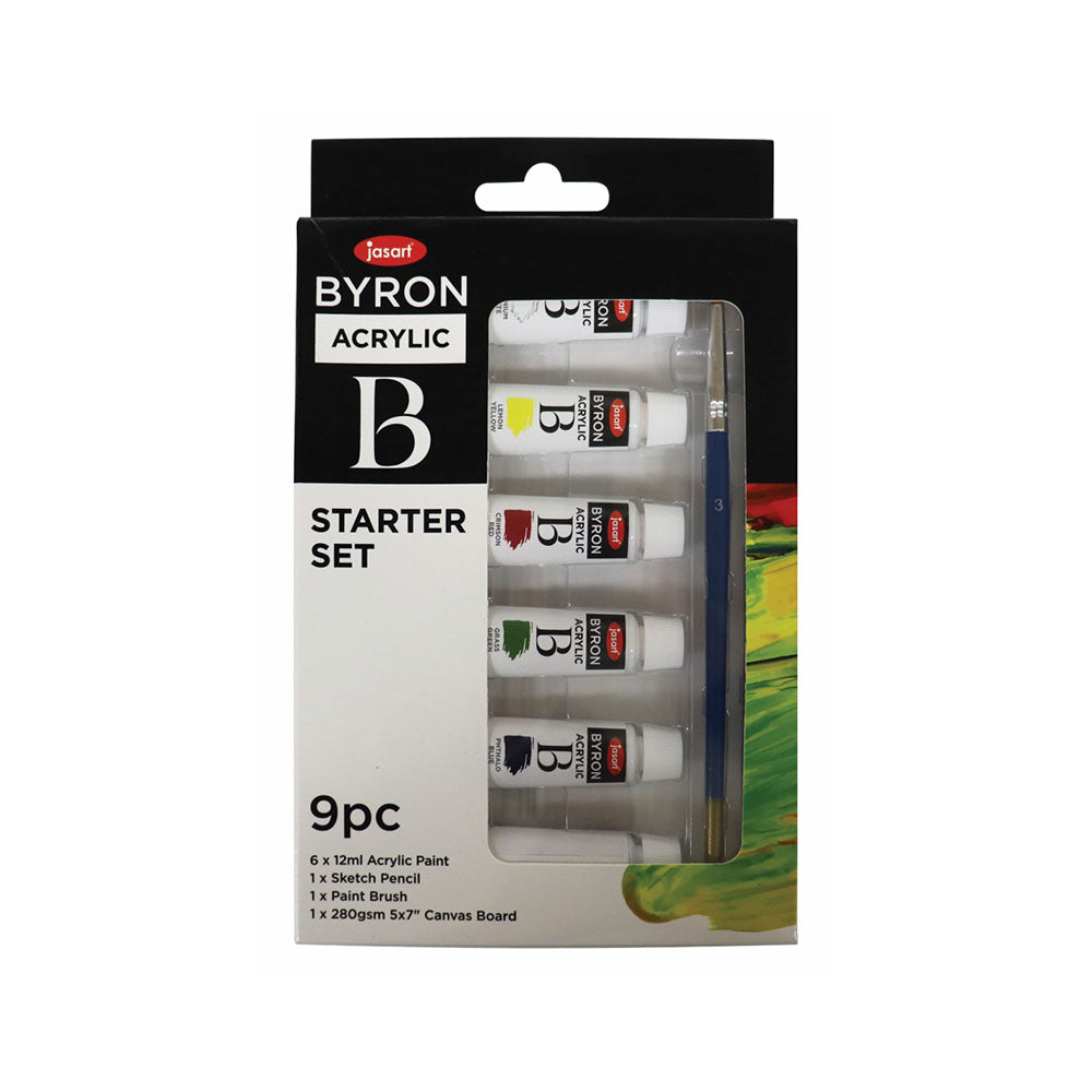 Ensemble de démarrage de peinture Jasart Byron (pack de 9)