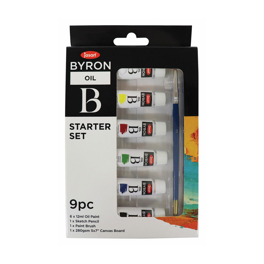 Ensemble de démarrage de peinture Jasart Byron (pack de 9)