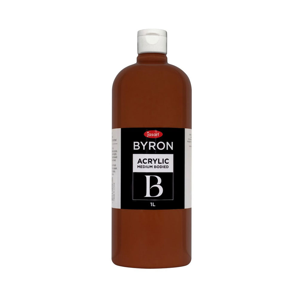 Jasart Byron Acrylic Paint 1L (Sienna)