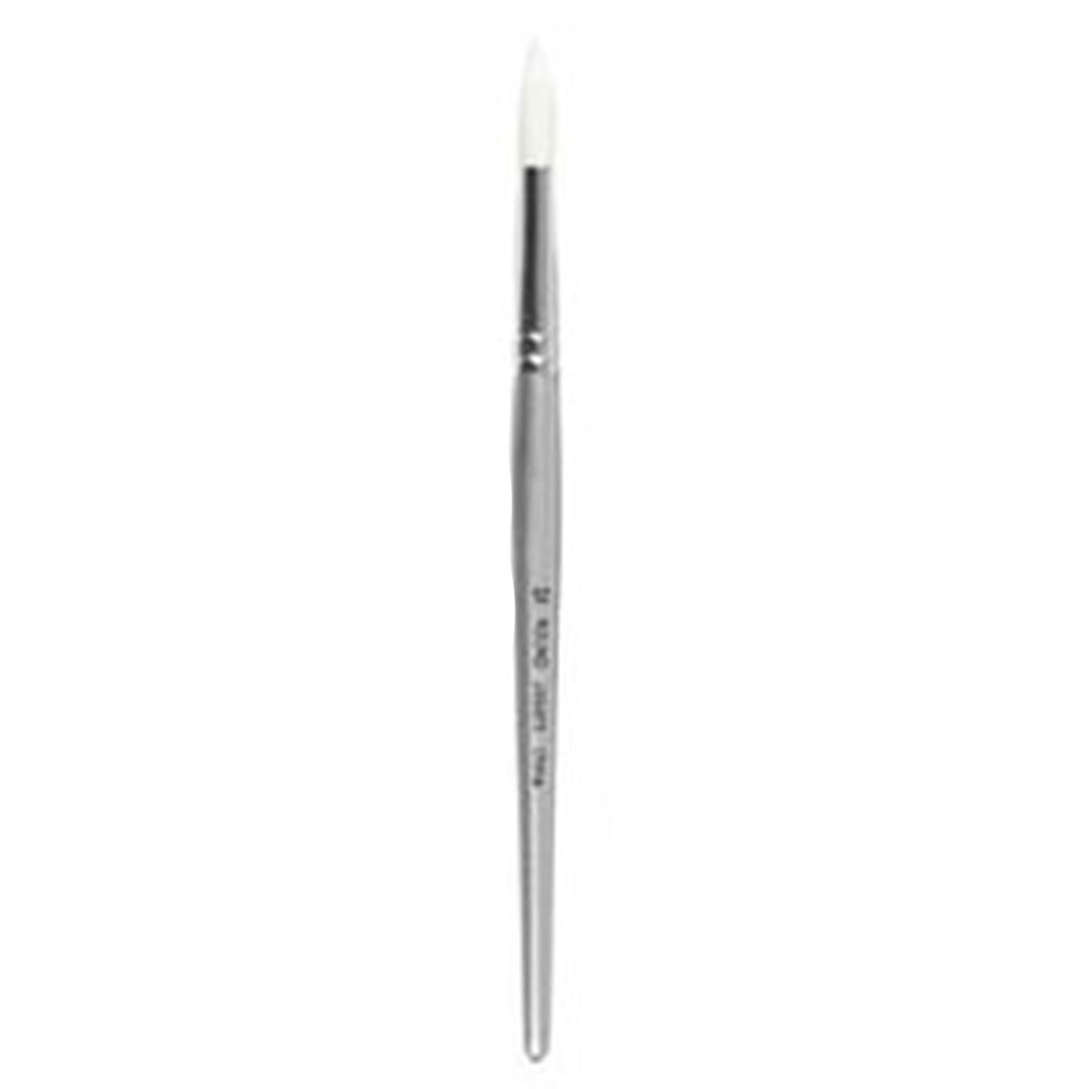 Jasart Taklon Round Brush (blanc)