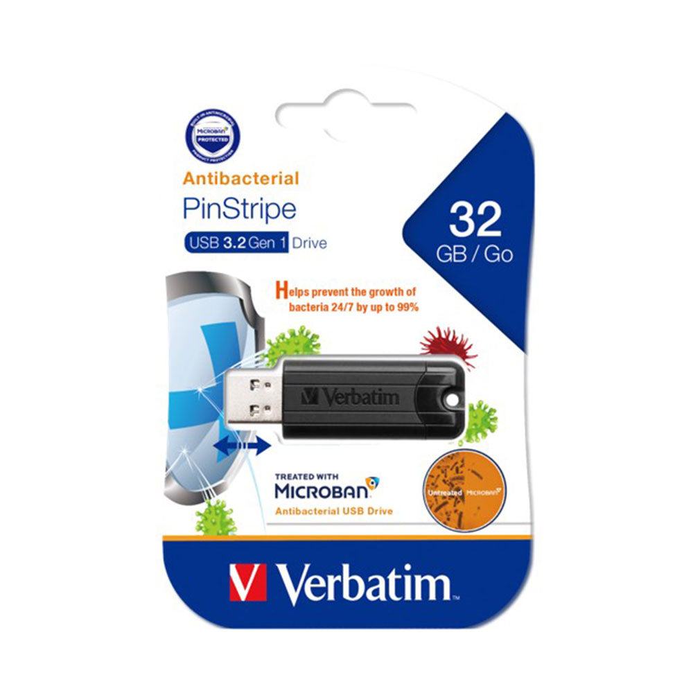 Verbatim Store N Go Microban 3.0 USB Drive (sort)