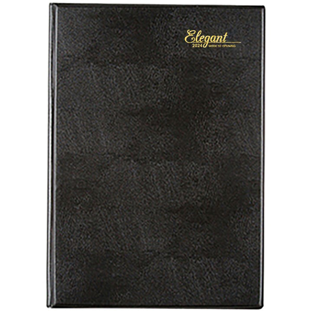 Cumberland Elegant A4 2024 Diary (czarny)