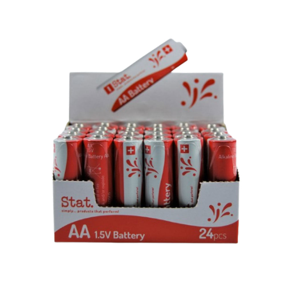 Stat alkalisk batteri (pakke af 24)