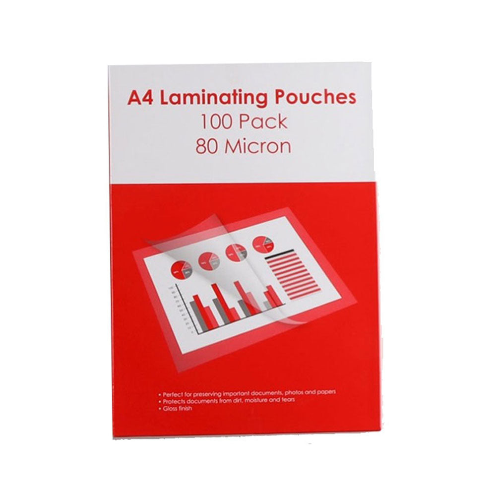 GNS Basic 80 Microns Laminating Pouch (Pack of 100)