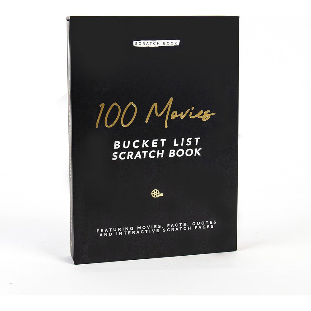 Gift Republic 100 Movies Bucket List Scratch Book