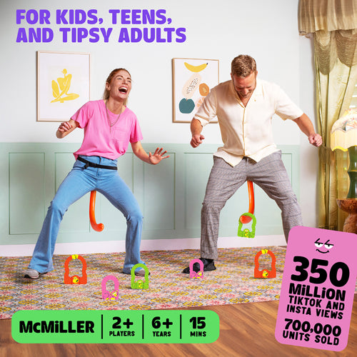 McMiller Games It's Bananas! The Monkey Tail Party Game