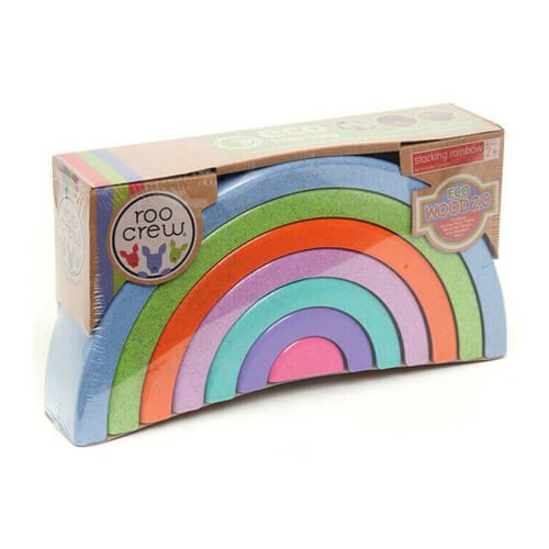 Roo Crew Eco Wood 2.0 Stackable Rainbow Set (7pcs)