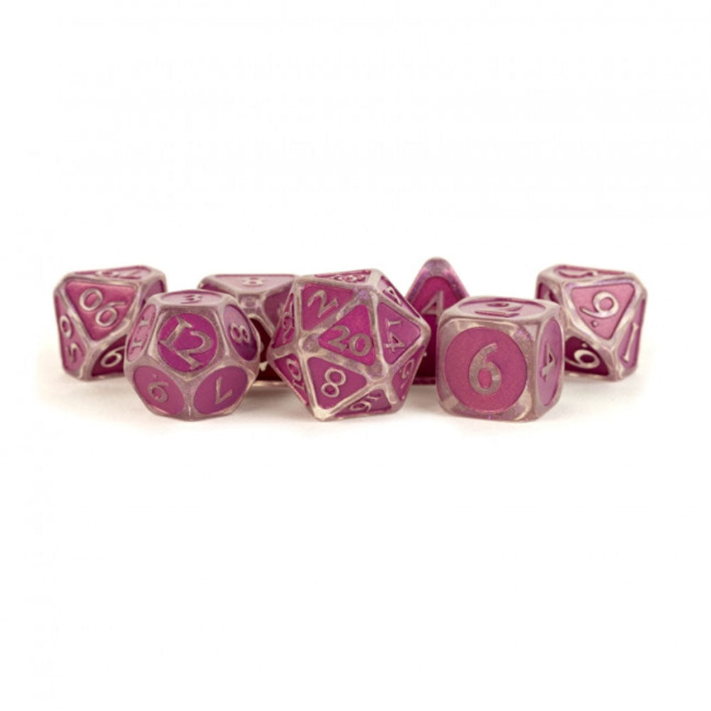 MDG ACRYLIC ACRYLIC POLIEDRAL DICE Set 16 mm