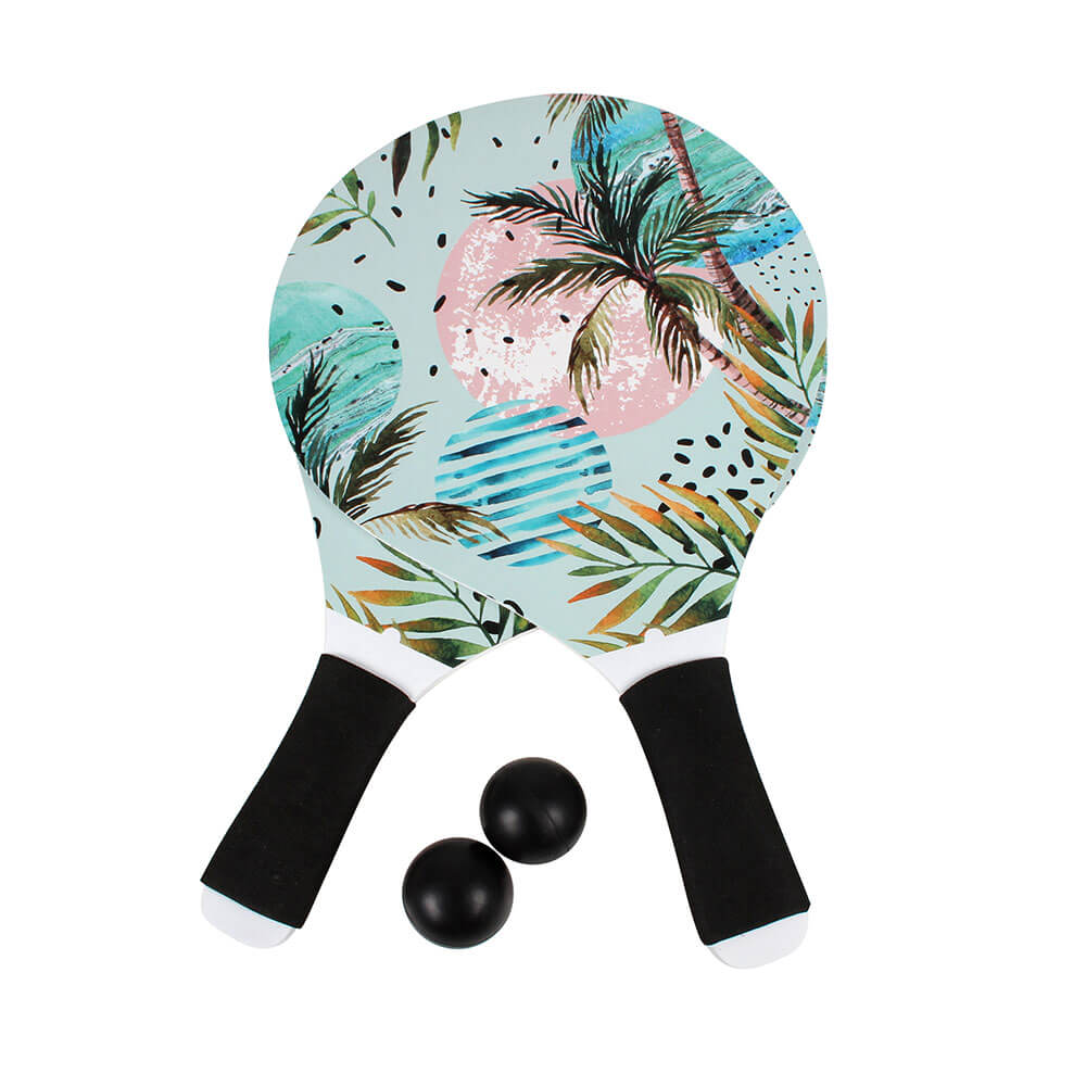 Good Vibes Beach Paddle Bag Set Moon Palm Design 28cm