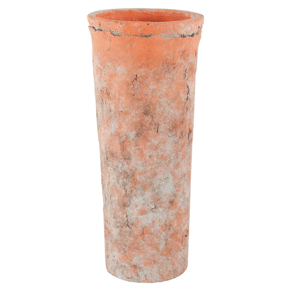 Sersi Antiqued Face Concrete Vase Terrakotta