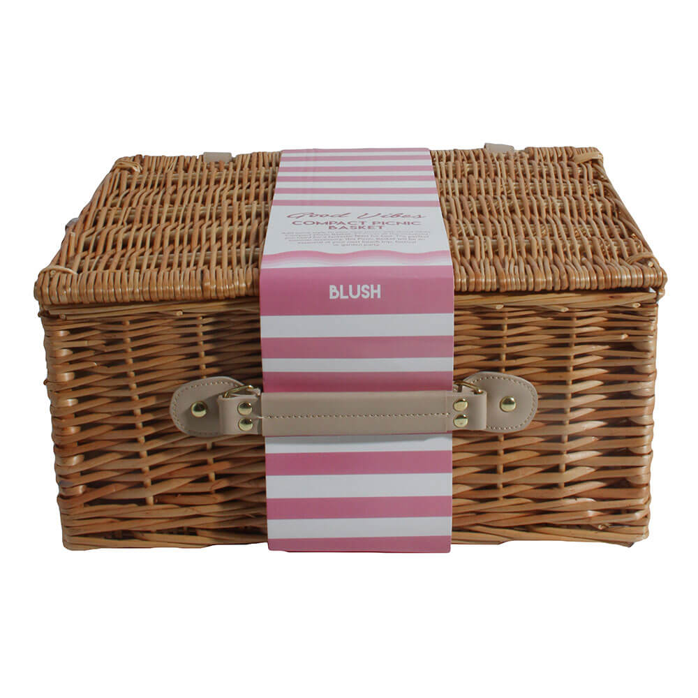 Hamptons Willow Picnic Basket (40x28x20cm)