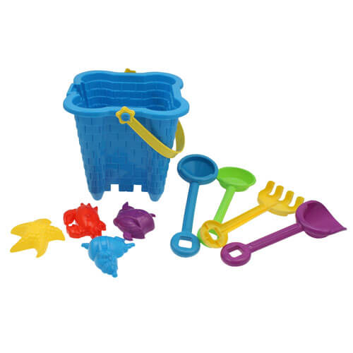 Sand Castle Bucket & Tools (1pc Random Style)