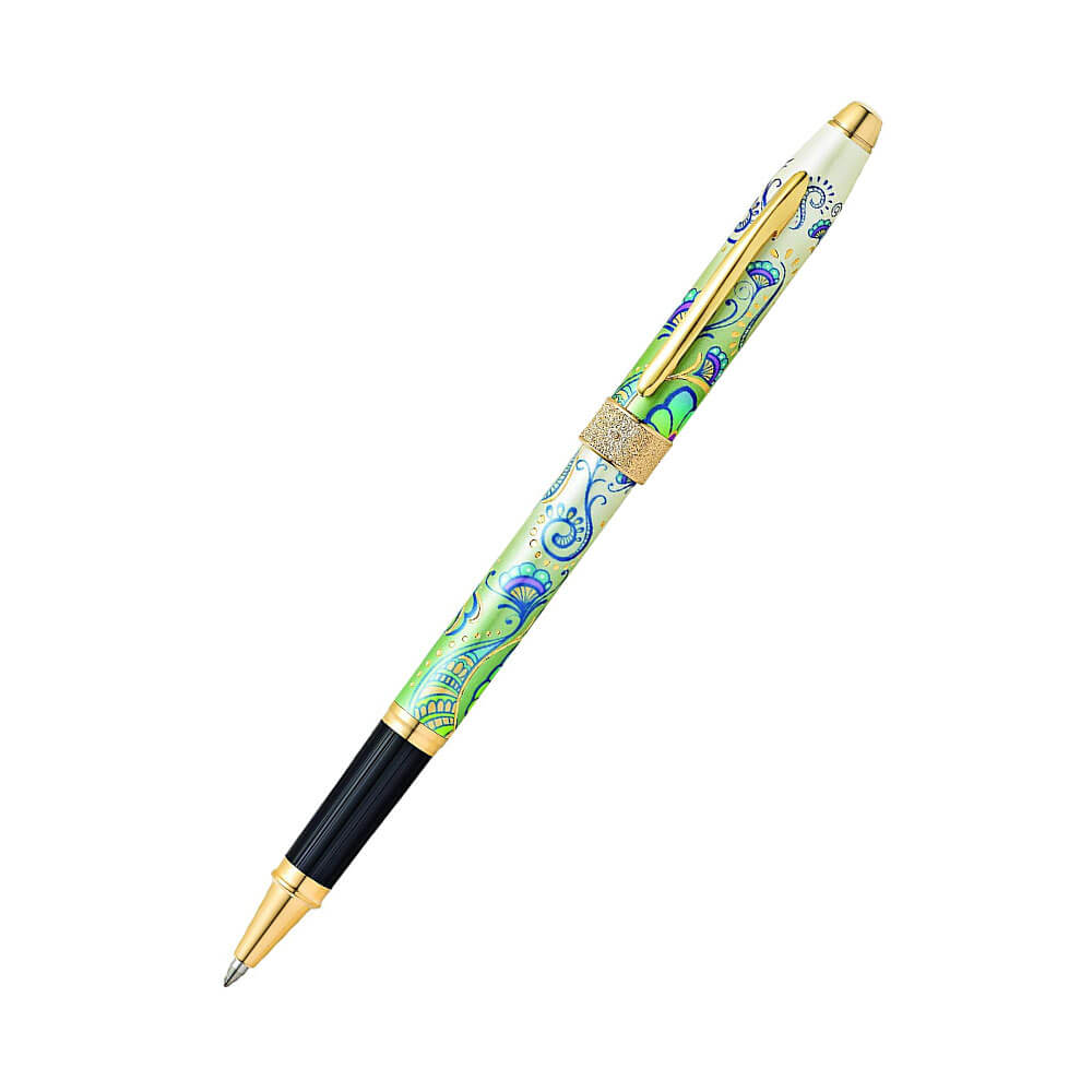 Botanica Green Daylily 23ct Gold Plated Pen