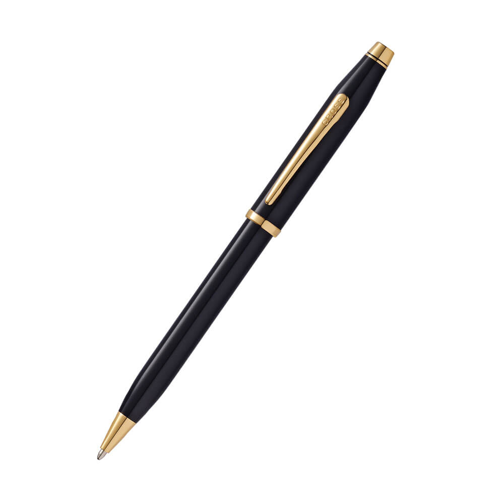 Century II Black Lacquer 23CT Pen