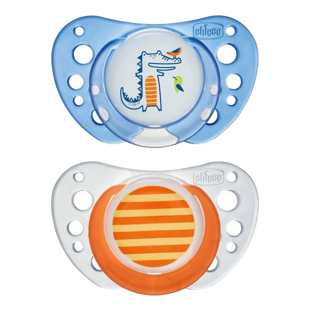 Chicco Latex Physio Air Rubber Pacifier 2PC（Boy）