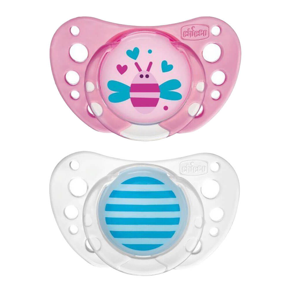 Chicco latex Physio Air Rubber Pacifier 2pc (meisje)