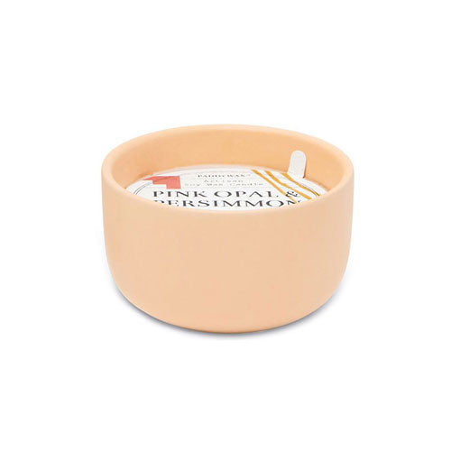 Wabi Sabi Pink Opal & Persimmon Scented Candle