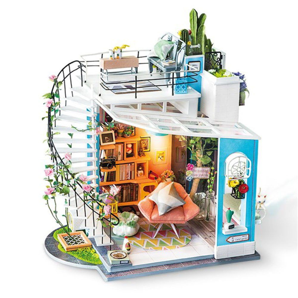 Robotime diy miniatyr loft