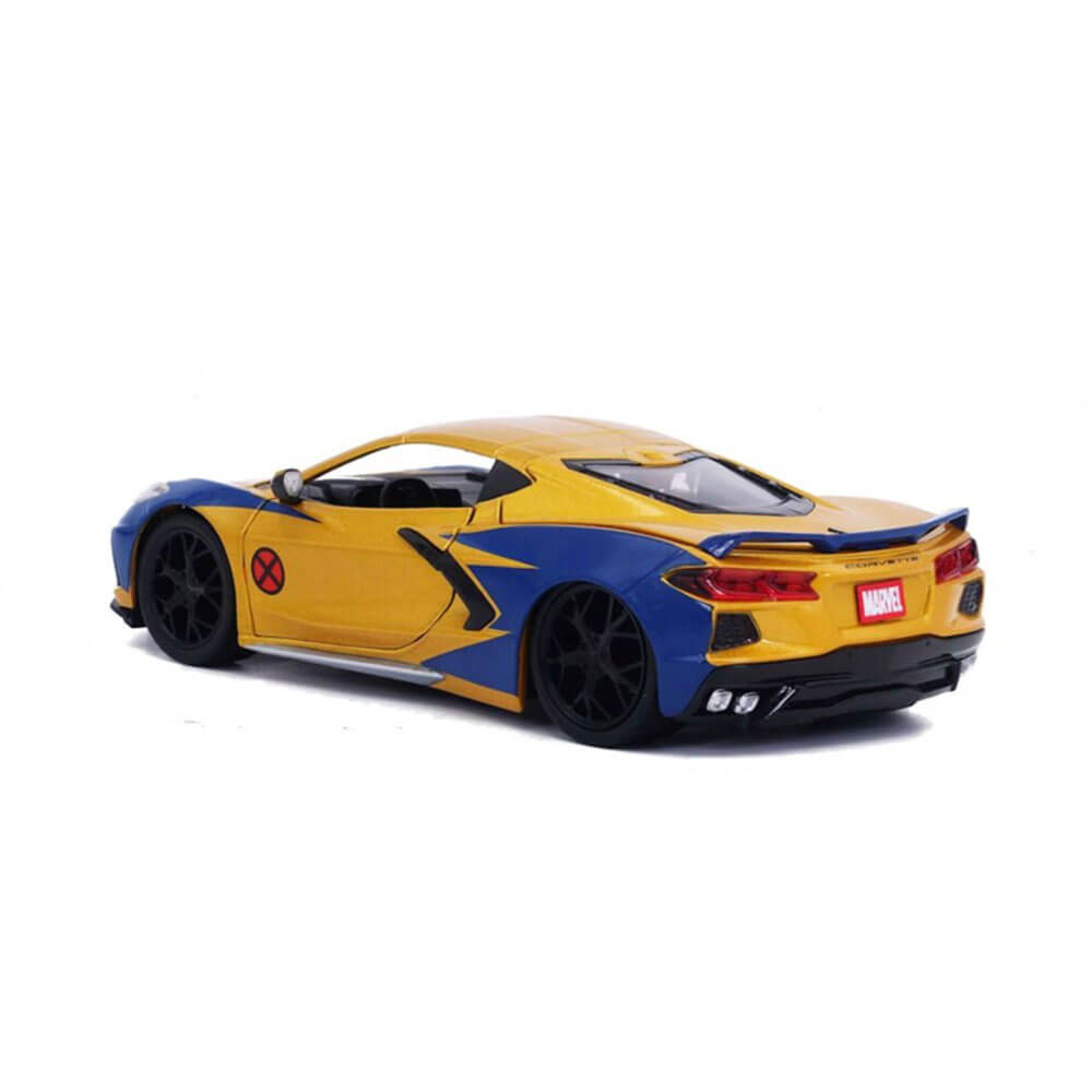 Marvel Comics Wolverine & 2020 Chevy Corvette 1:24 Scale