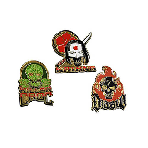 Suicide Squad Lapel Pin Set