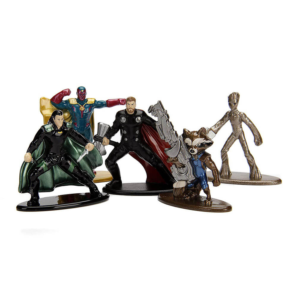 Avengers 3 Infinity War Nano Metal Figs 5 pk