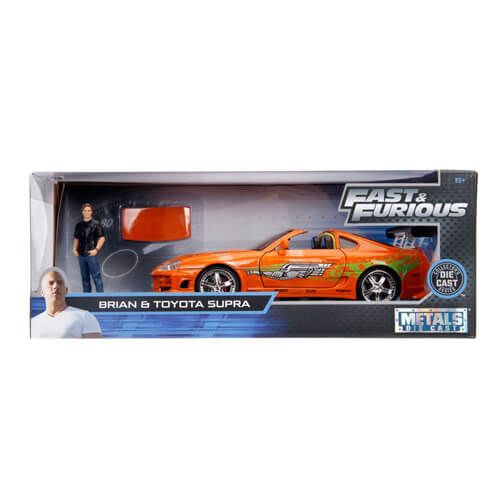 Fast & Furious 1995 Toyota Supra 1:24 Brian Hollywood Ride