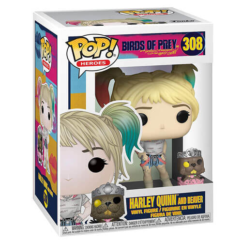 Birds of Prey Harley Quinn with Beaver Pop! Vinyl