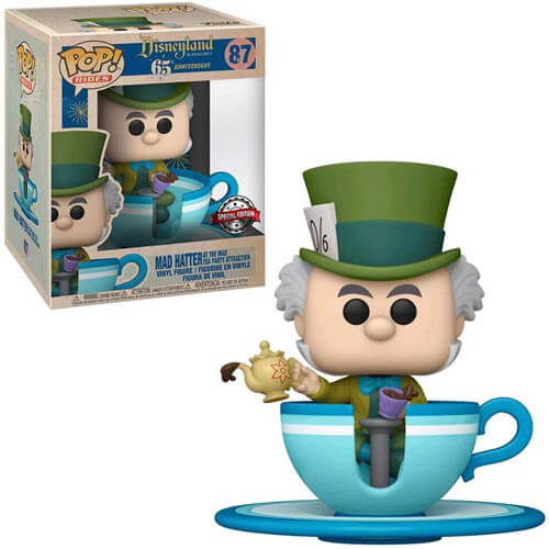 Disneyland 65th Mad Hatter Teacup US Pop! Ride