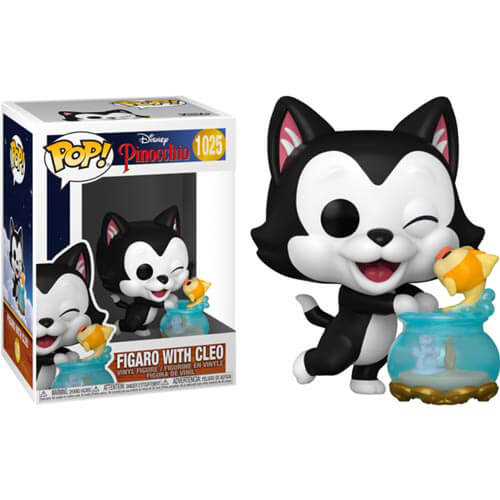 Pinocchio Figaro Kissing Cleo 80th Anniversary Pop! Vinyl