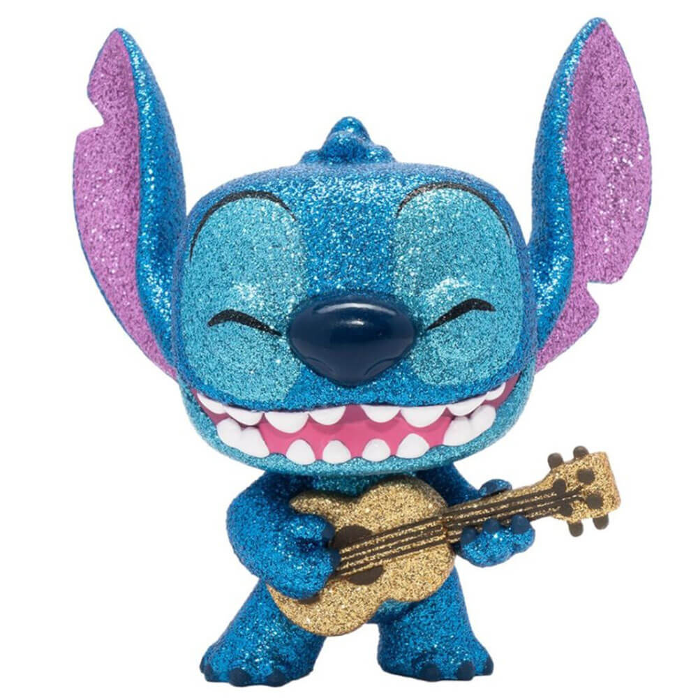 Stitch with Ukelele Diamond Glitter US Pop! Vinyl