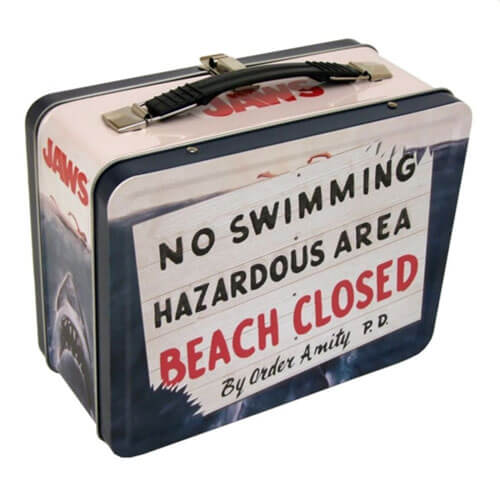 Jaws Beach Closed Tin Tote