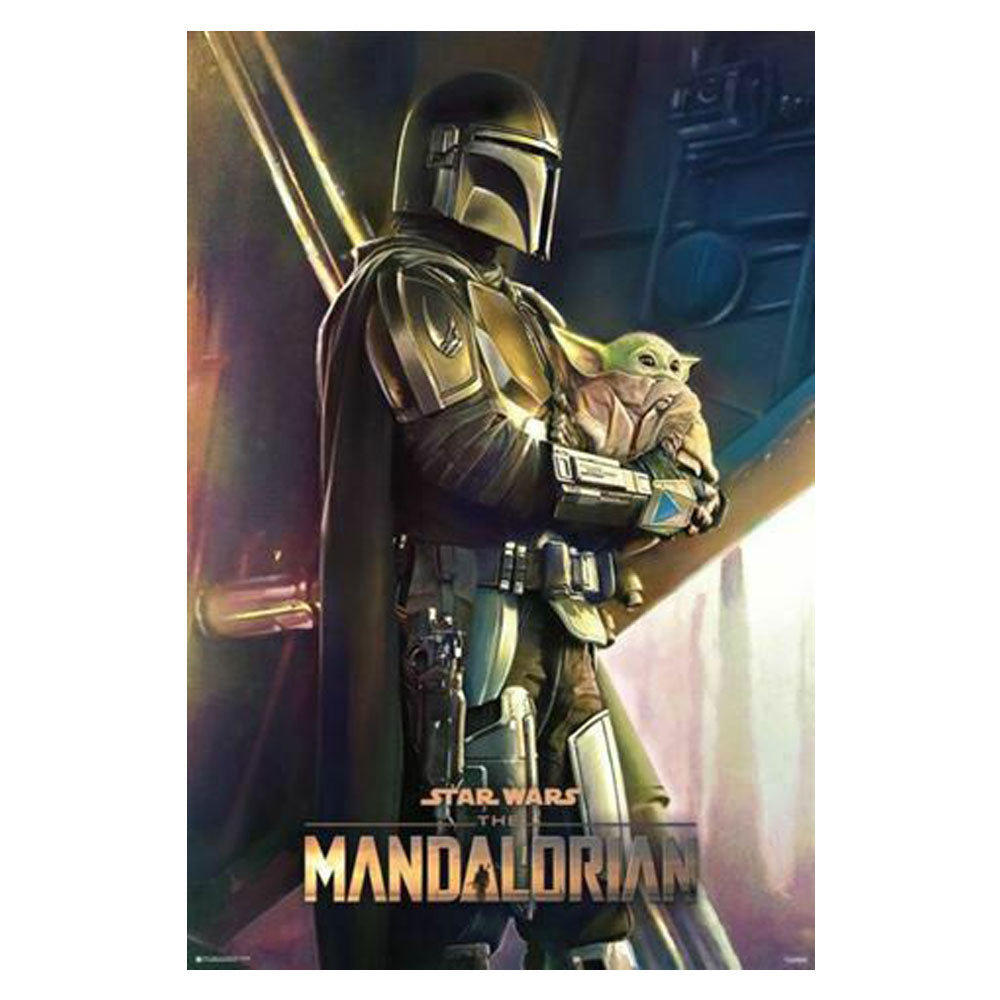 Star Wars den mandaloriske plakat