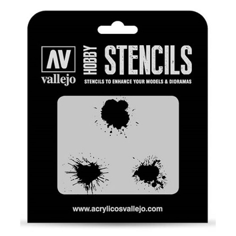 Vallejo stencils textuureffecten