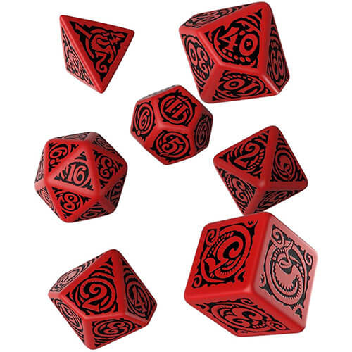 Q Workshop CoC Outer Gods Nyarlathotep Dice Set of 7