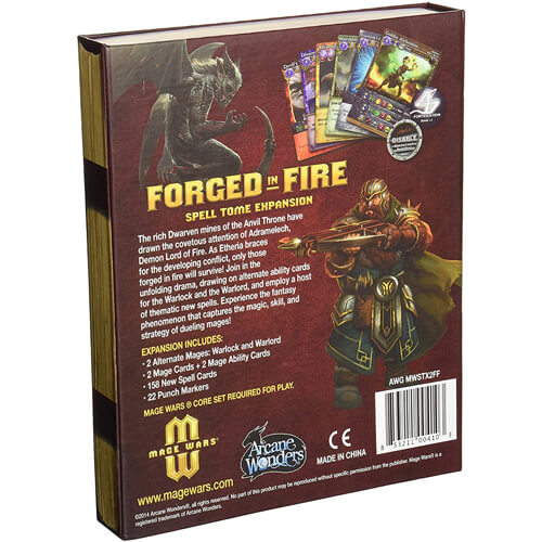 Mage Wars Forged in Fire Spell Tome Board Game