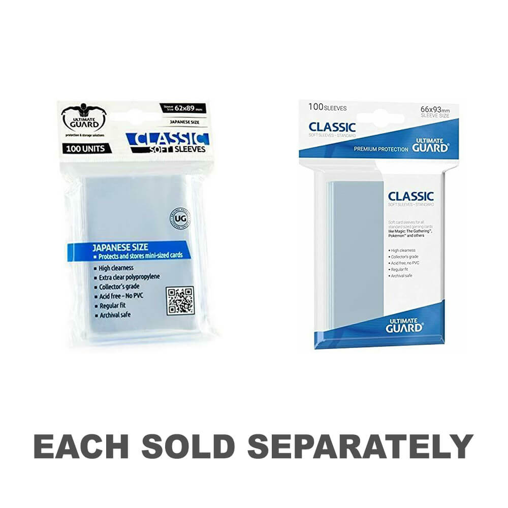 UG Classic Soft Sleeves Transparent 100pcs